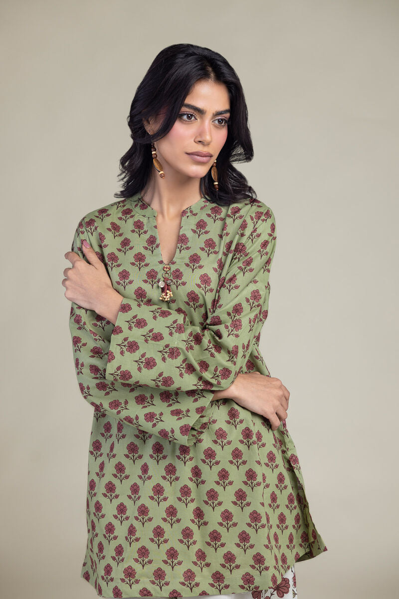 Floral Short Kurta