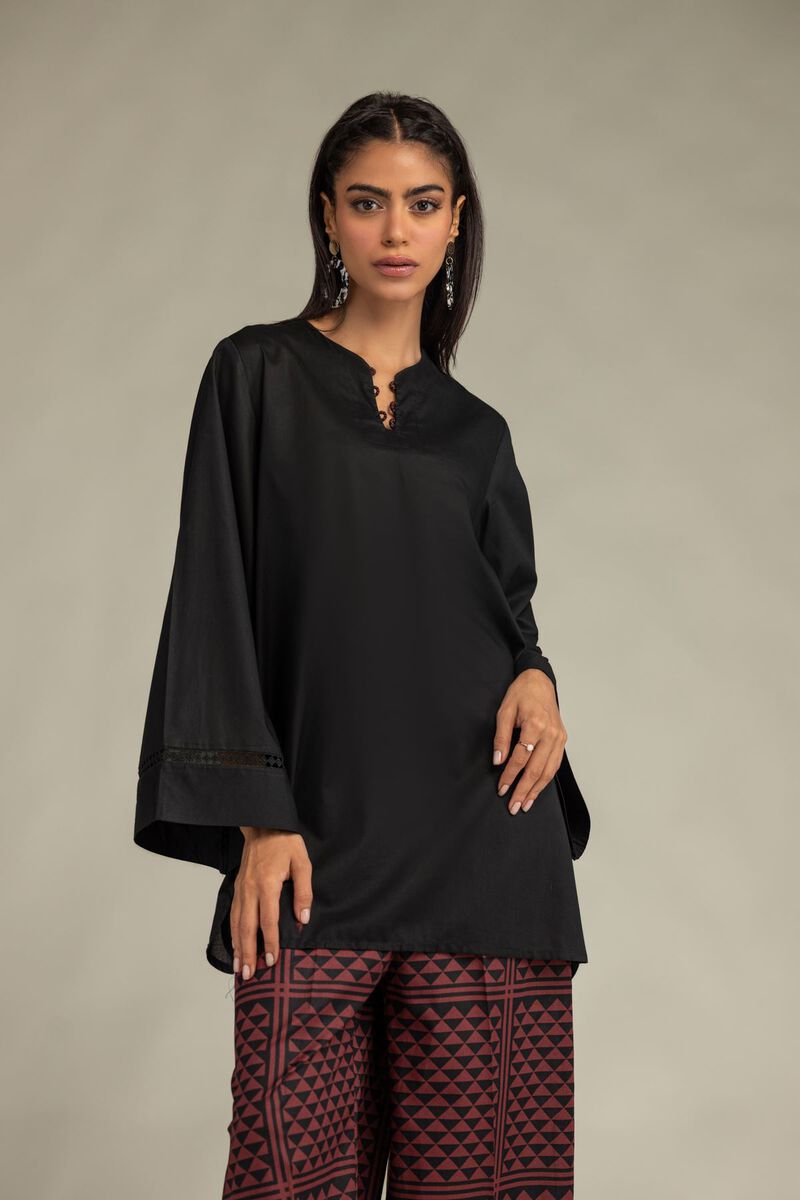 Black Short Kurta