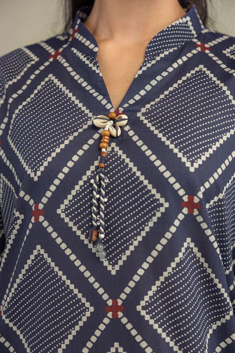 Short Navy Kurta