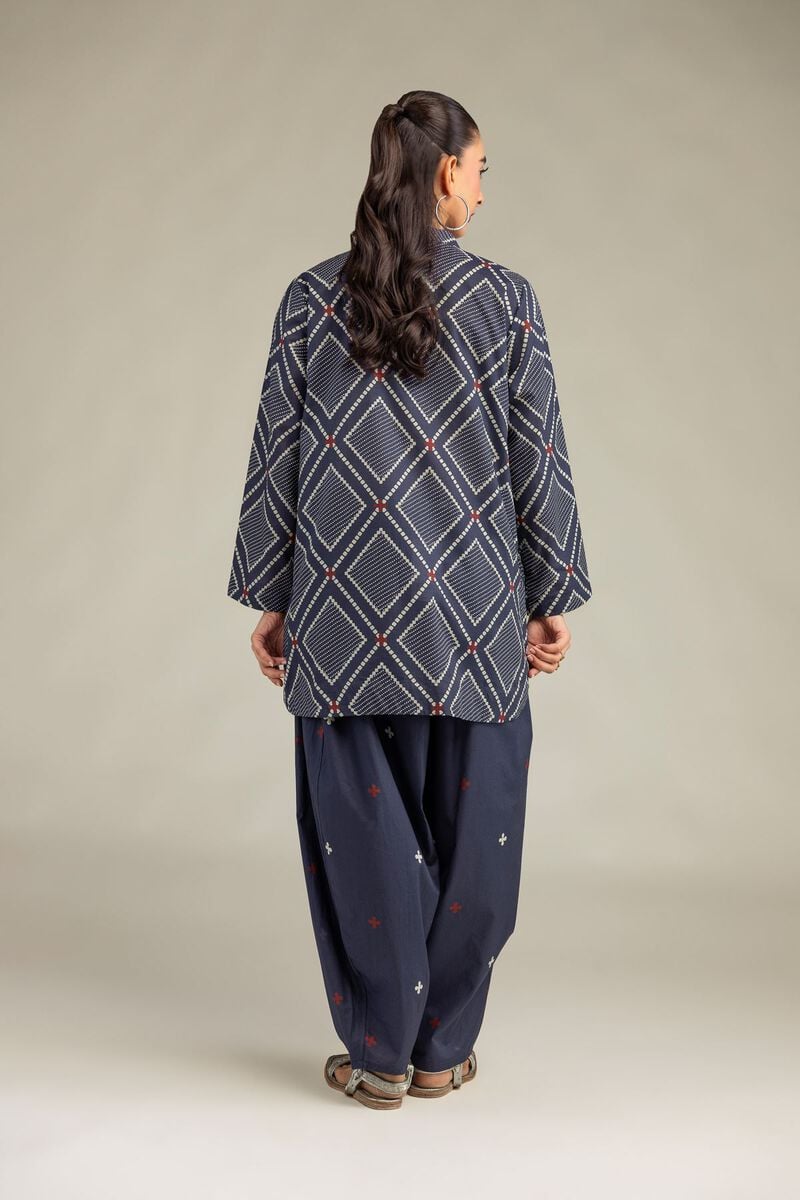 Short Navy Kurta