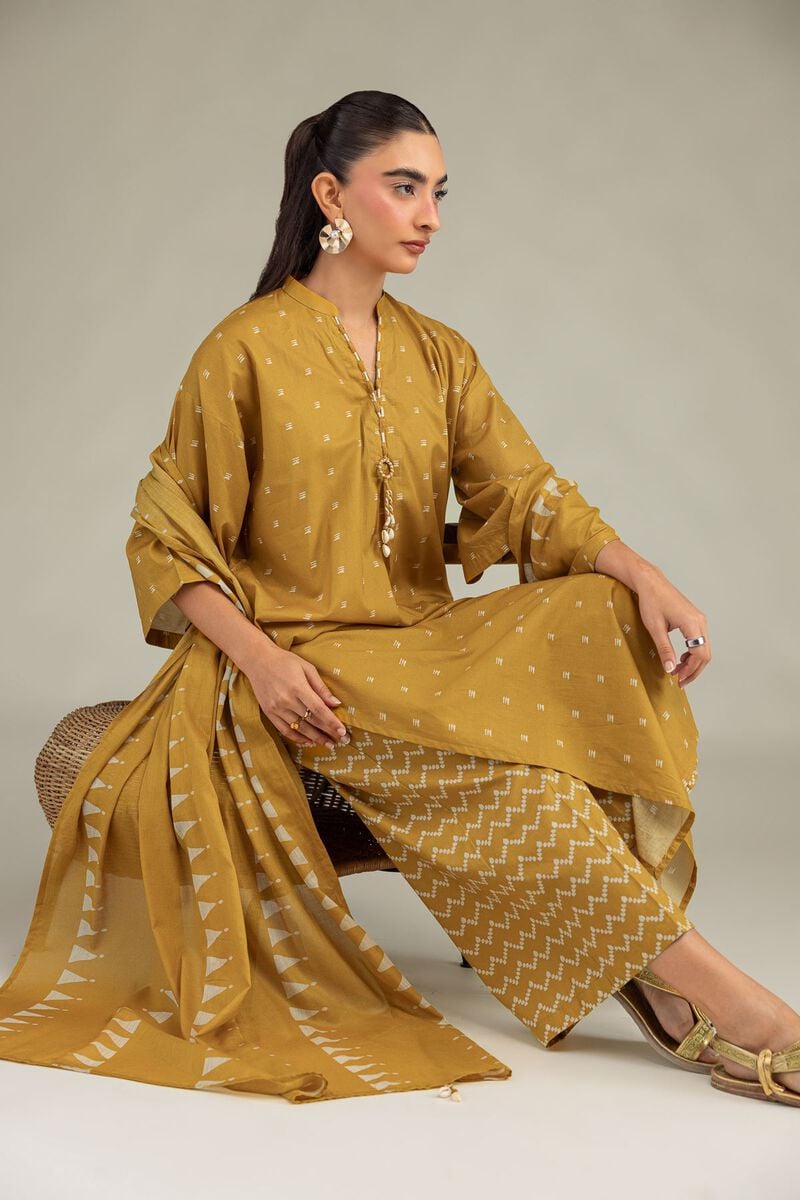 Long Mustard Kurta