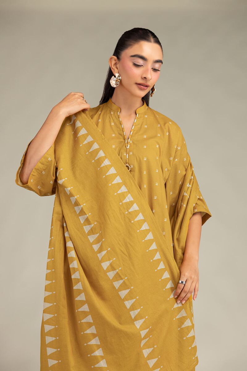 Mustard Lawn Dupatta