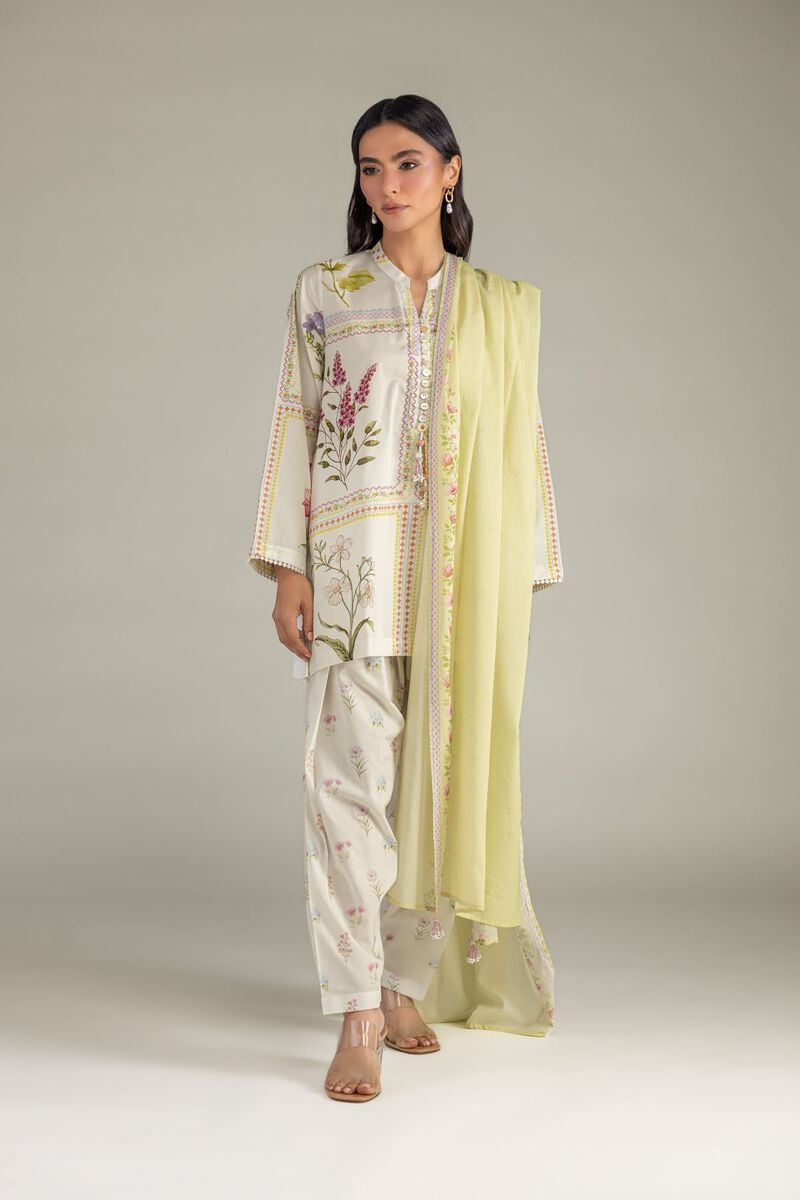 Printed Cambric Shalwar