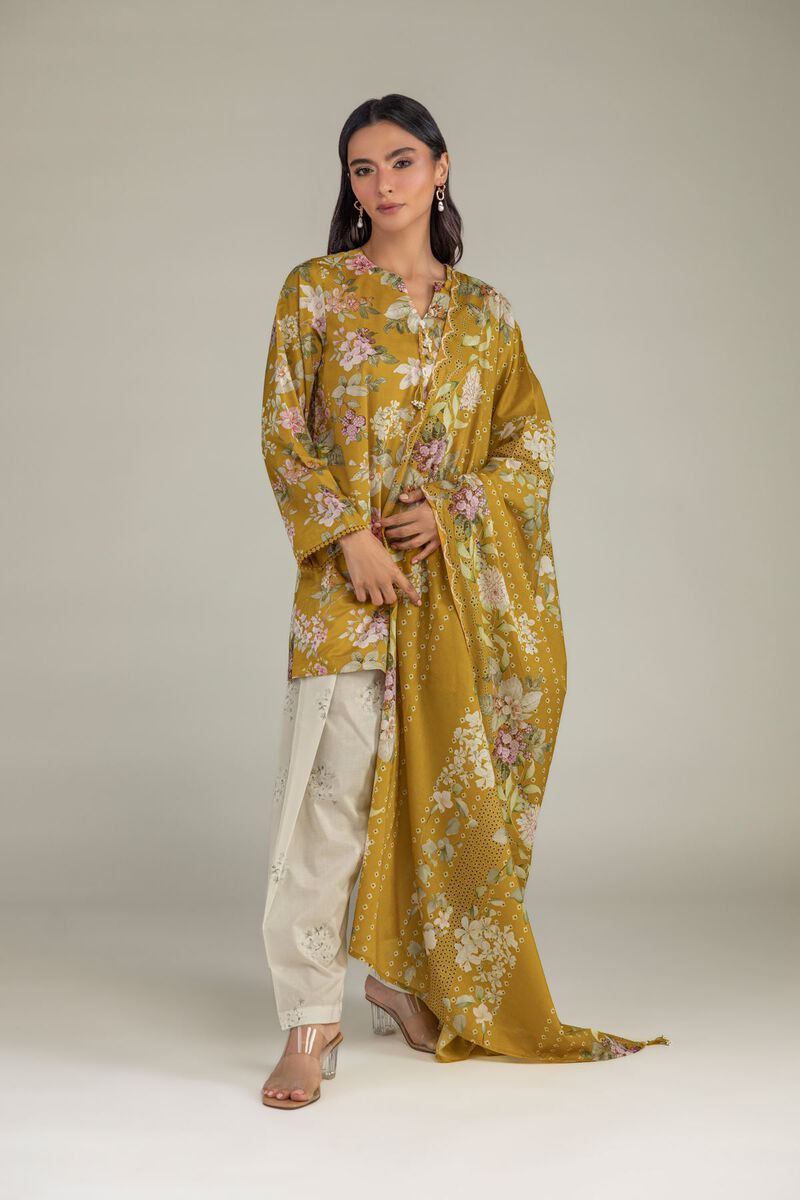 Printed Cambric Shalwar
