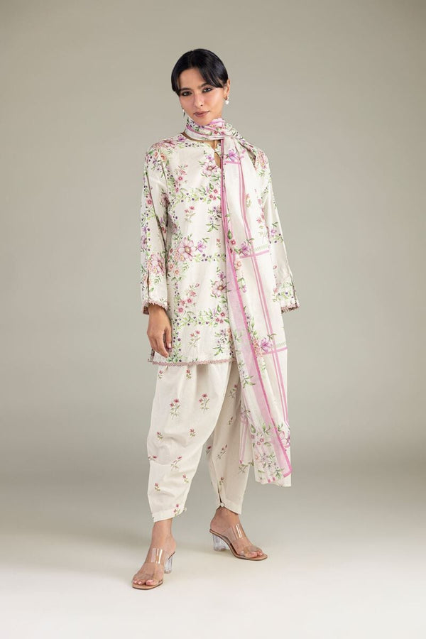Floral Short Kurta