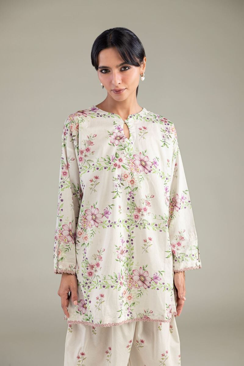 Floral Short Kurta Secondary image
