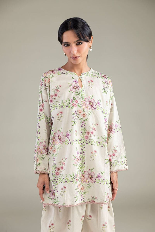 Floral Short Kurta