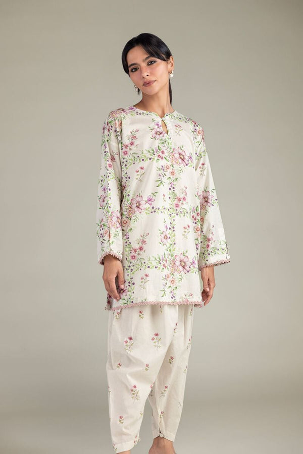 Floral Short Kurta