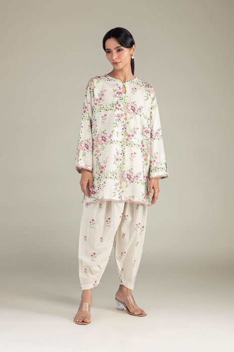 Floral Short Kurta