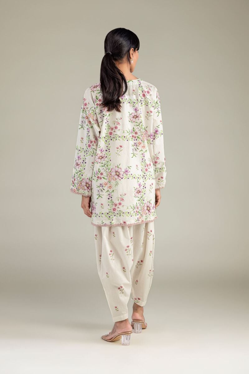 Floral Short Kurta