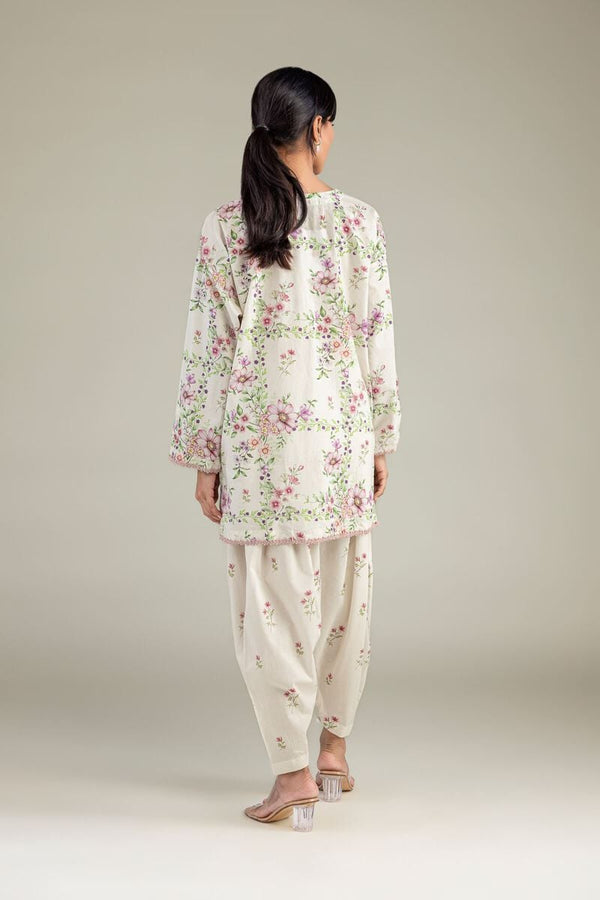 Floral Short Kurta