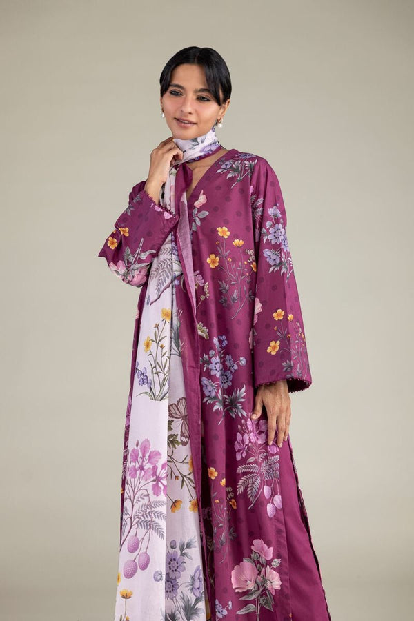 Lawn Floral Dupatta