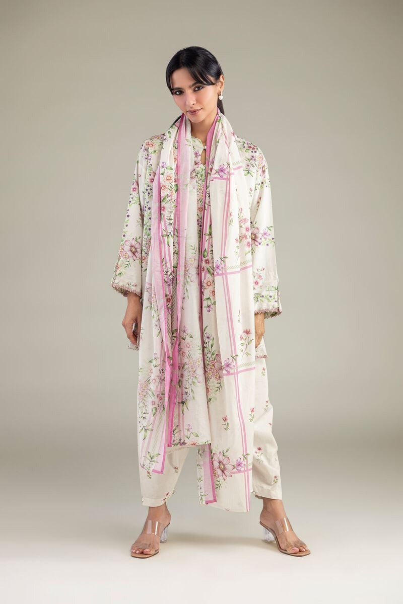 Floral Short Kurta