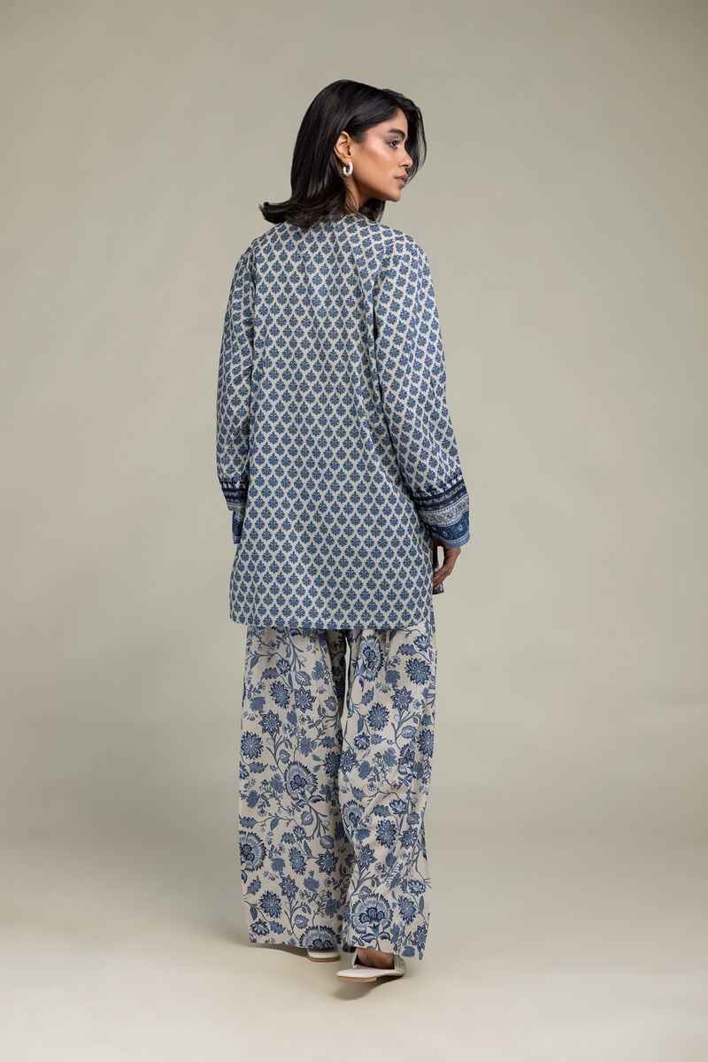 Blue Cambric Kurta