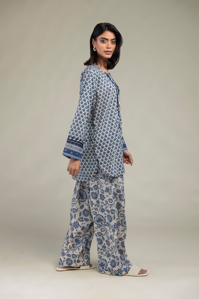 Blue Cambric Kurta