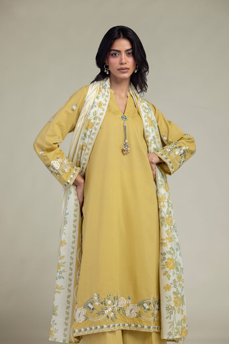 Floral Cambric Kurta
