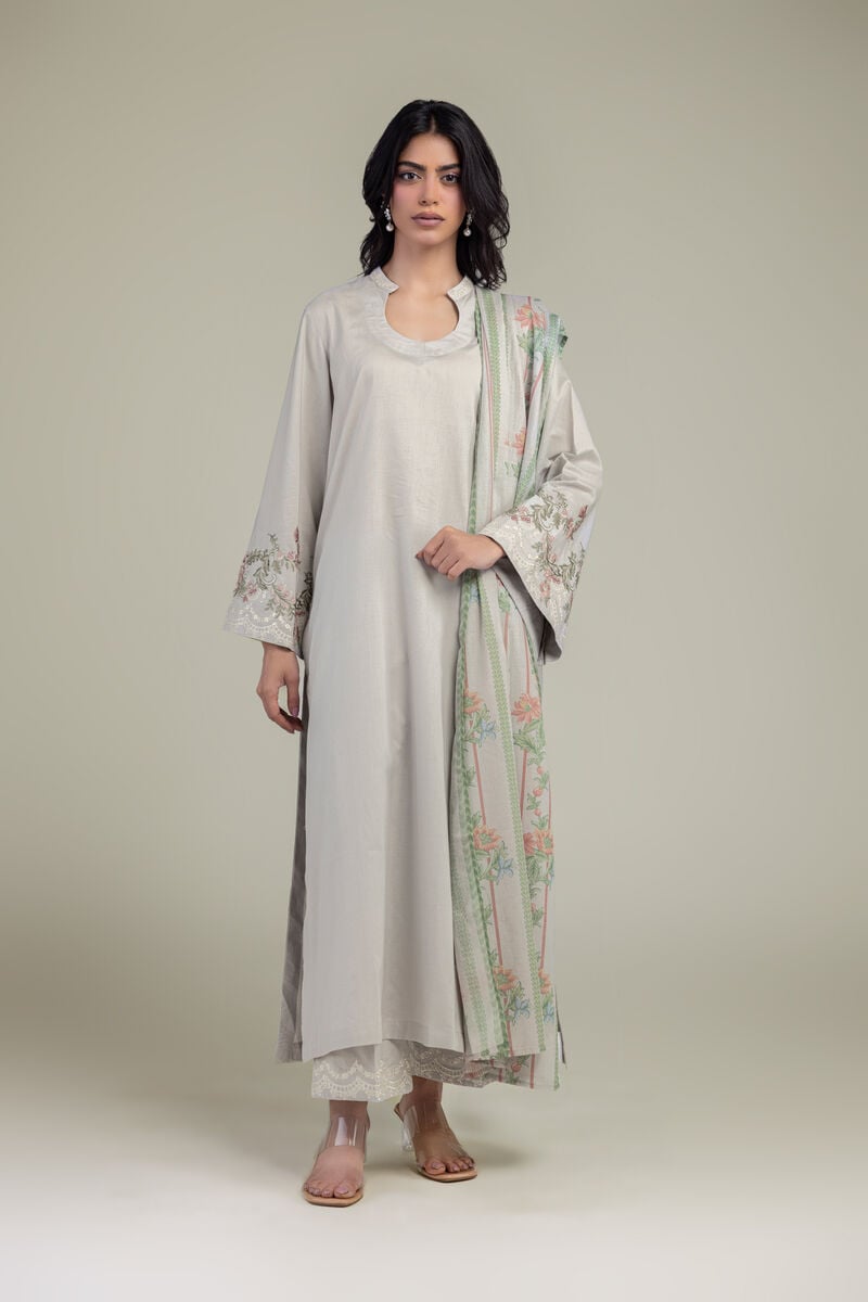 Floral Cambric Kurta