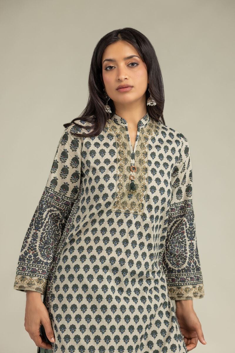 Printed Cambric Kurta Secondary image