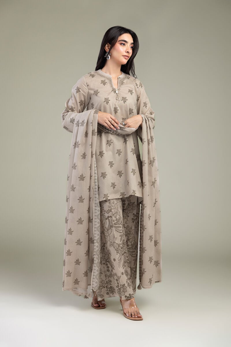 Floral Cambric Kurta