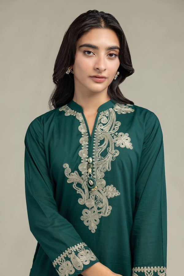 Green Cambric Kurta