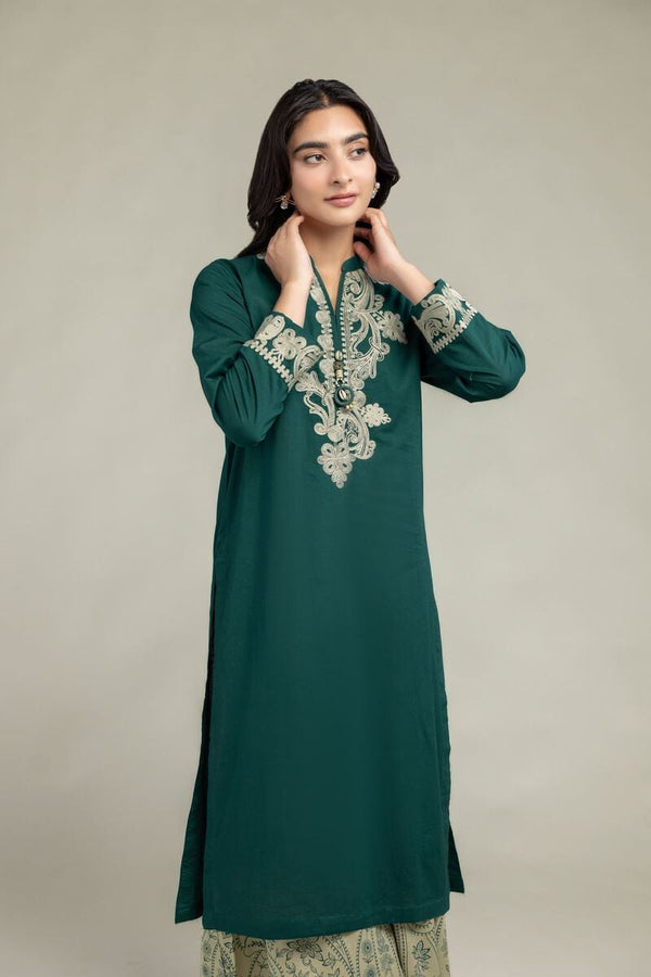 Green Cambric Kurta
