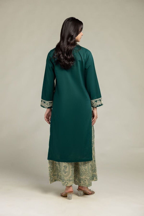 Green Cambric Kurta