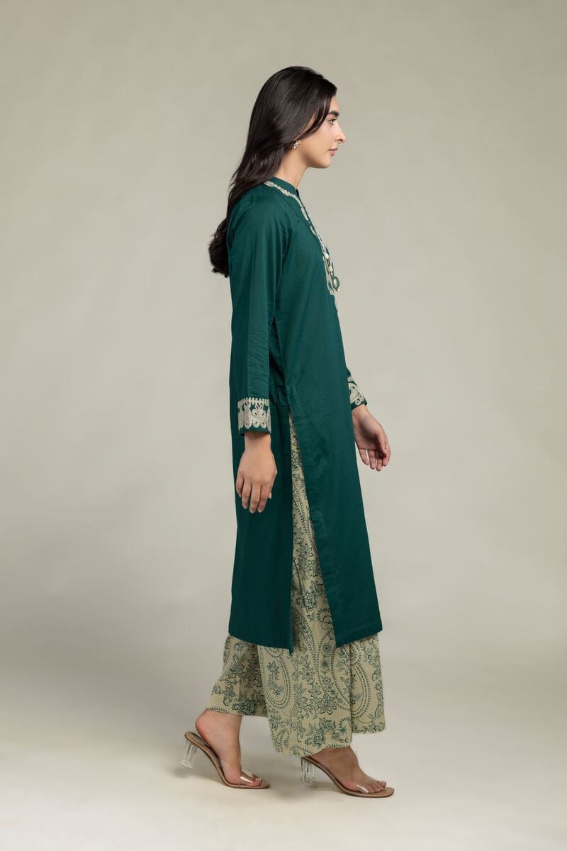 Green Cambric Kurta