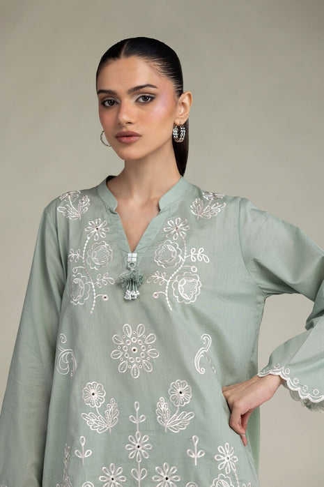 Floral Cambric Kurta