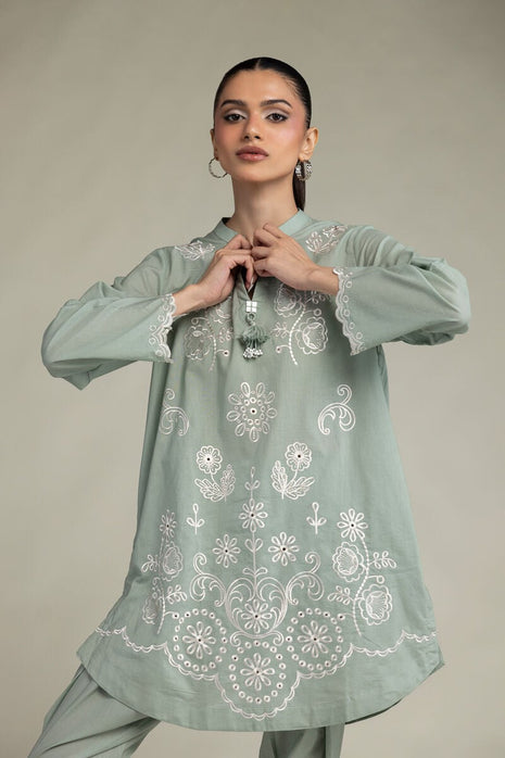 Floral Cambric Kurta