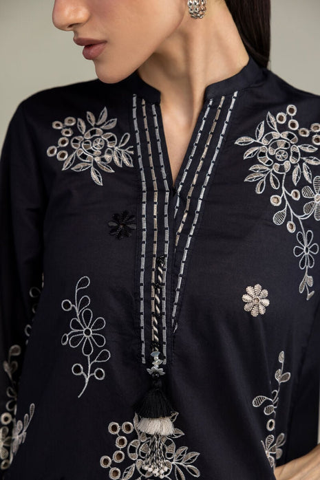 Black Longline Kurta
