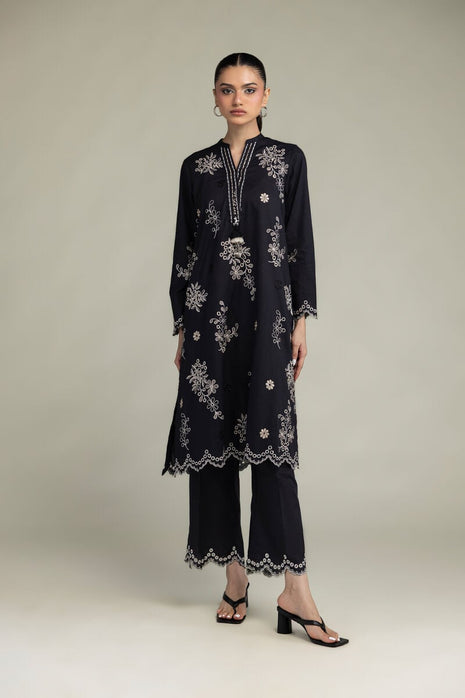 Black Longline Kurta