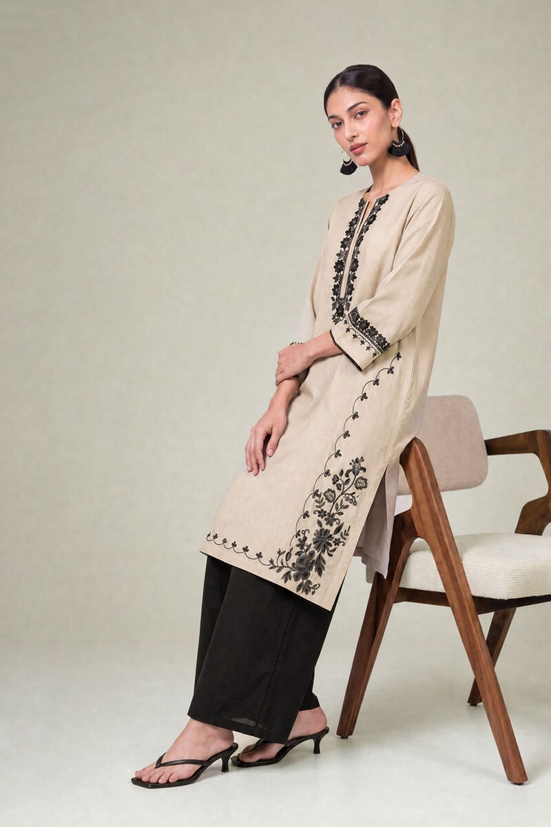 Floral Cambric Kurta