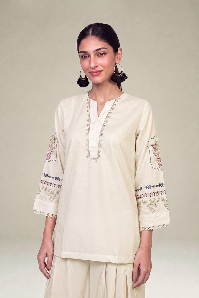 Floral Cambric Kurta