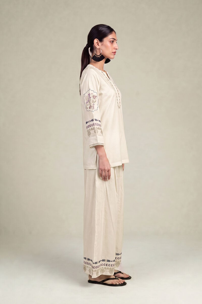 Floral Cambric Pants
