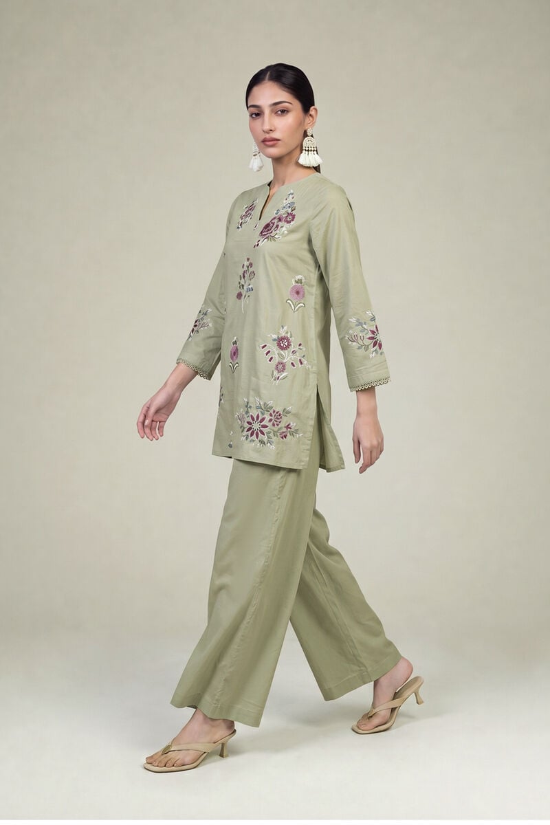 Solid Olive Pants