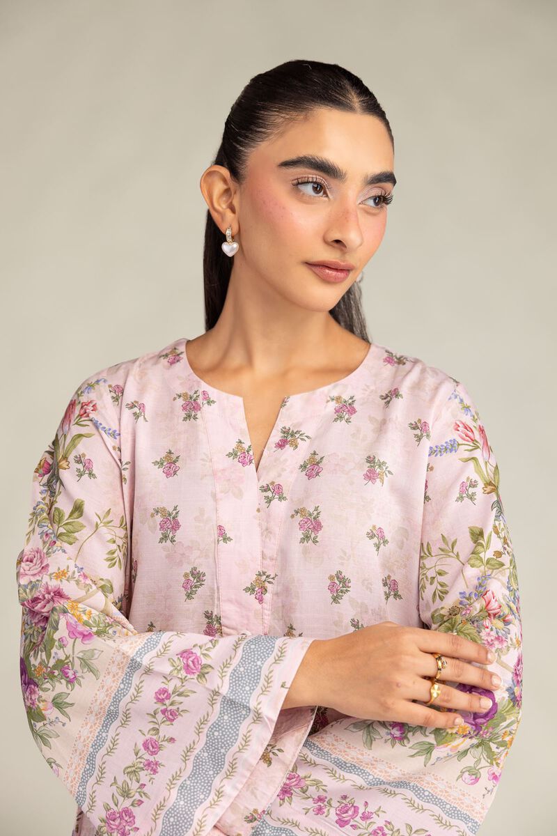 Pink Silk Kurta