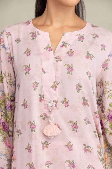 Pink Silk Kurta