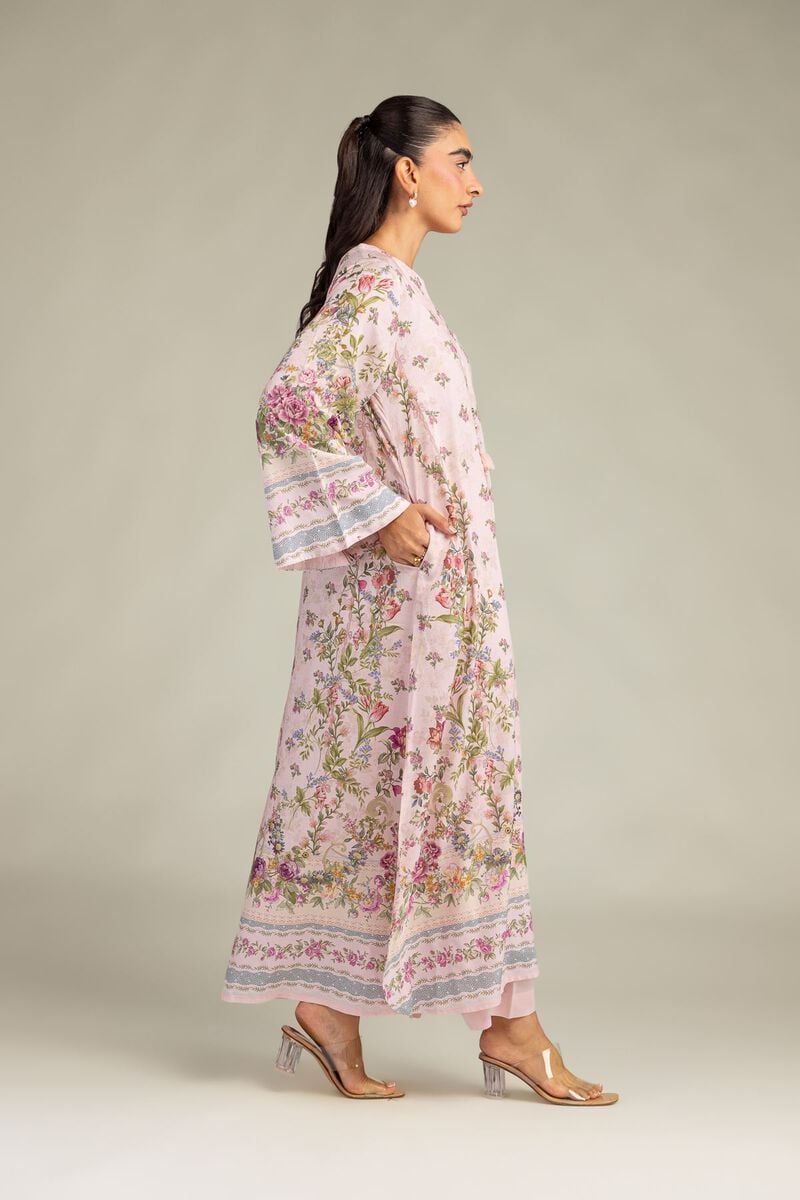 Pink Silk Kurta