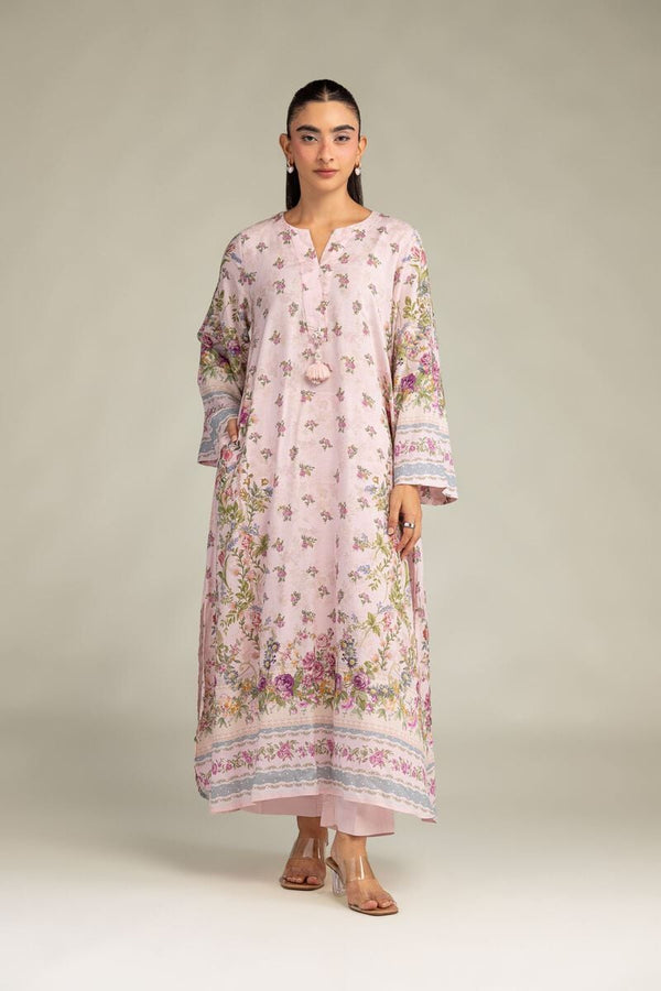 Pink Silk Kurta