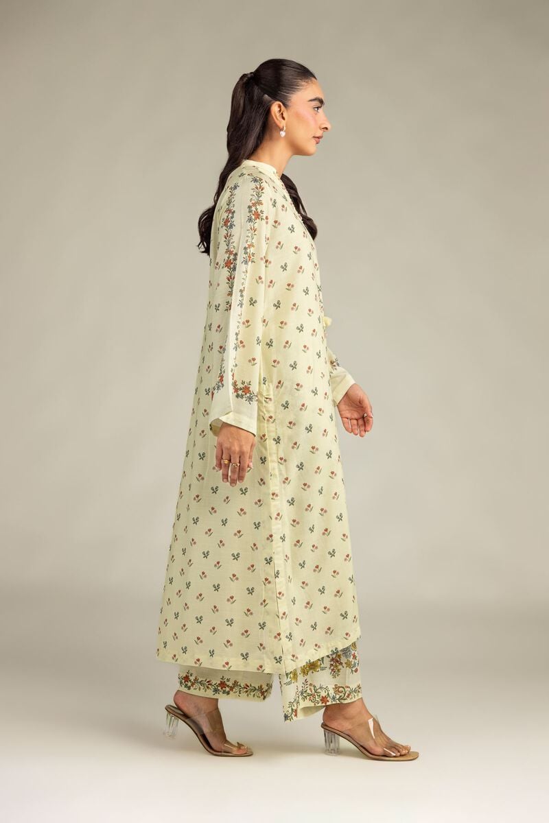 Floral Silk Pants