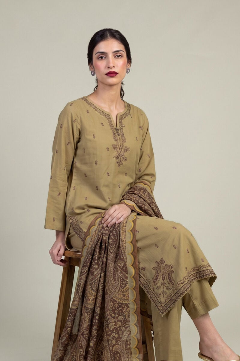 Olive Silk Kurta