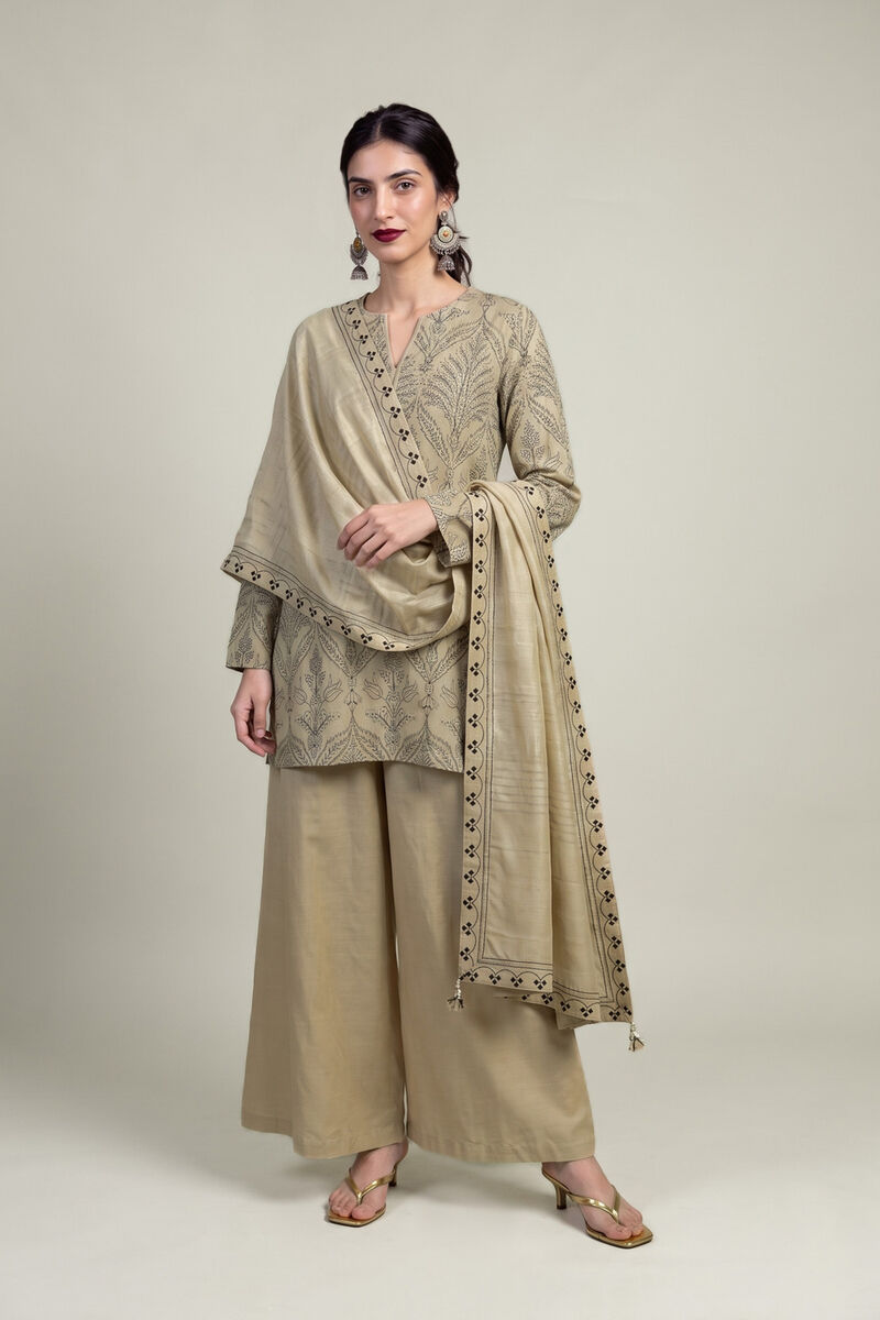 Silk Solid Pants