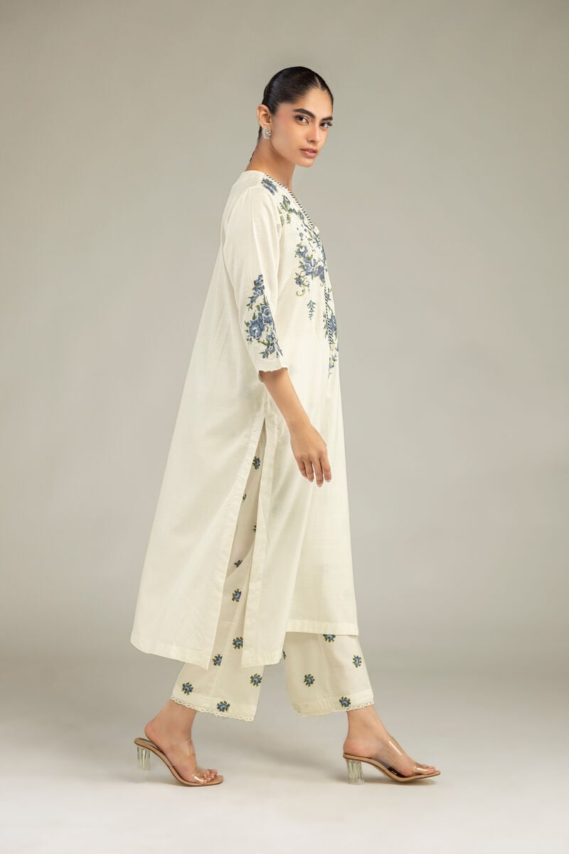Floral Silk Pants