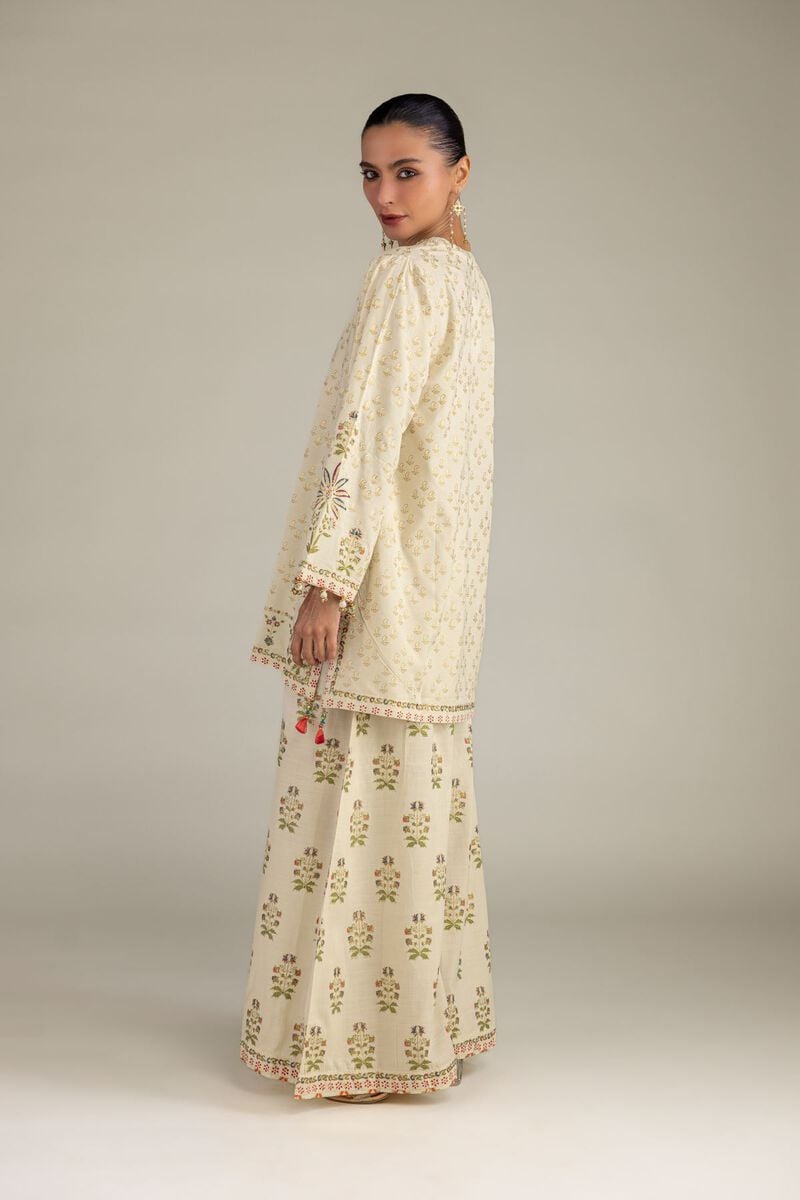 Silk Floral Pants