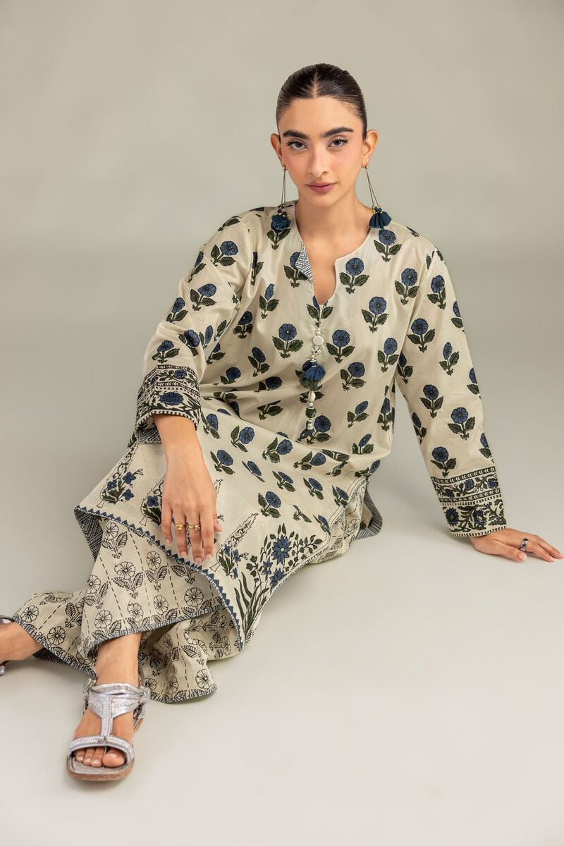 Long Printed Kurta