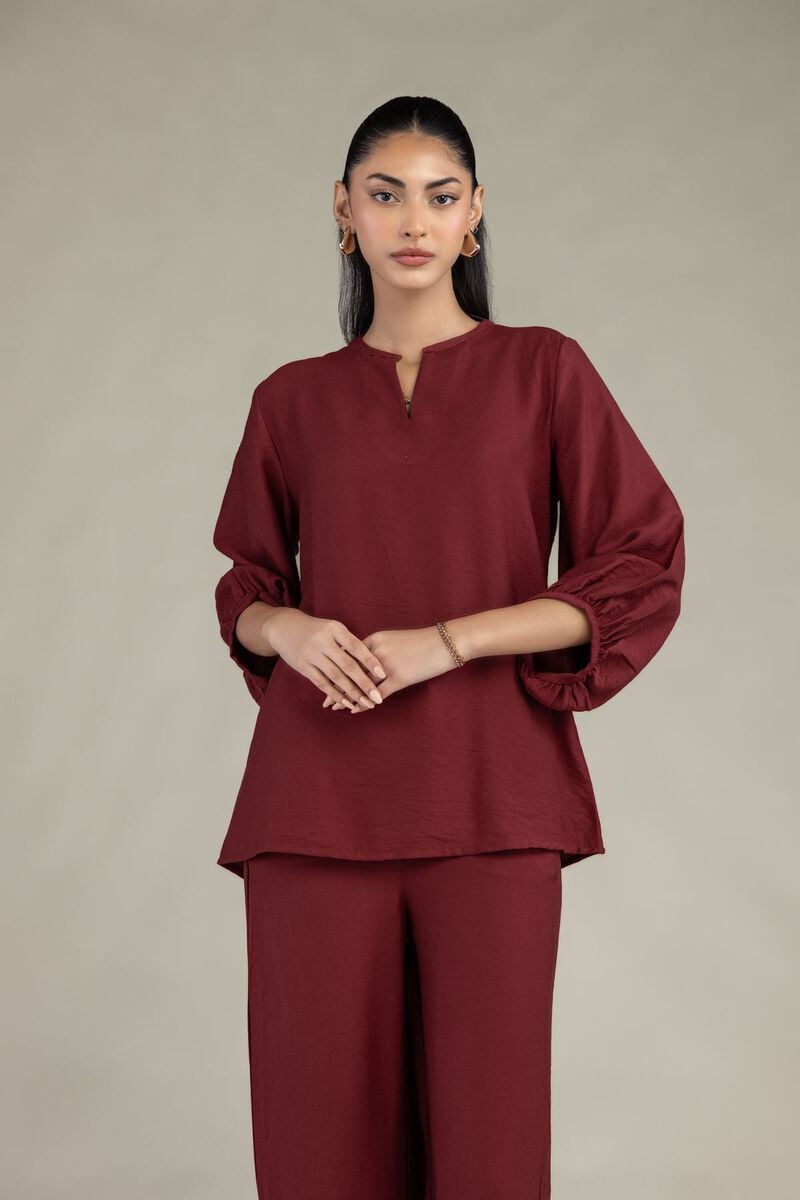 Solid Maroon Shirt