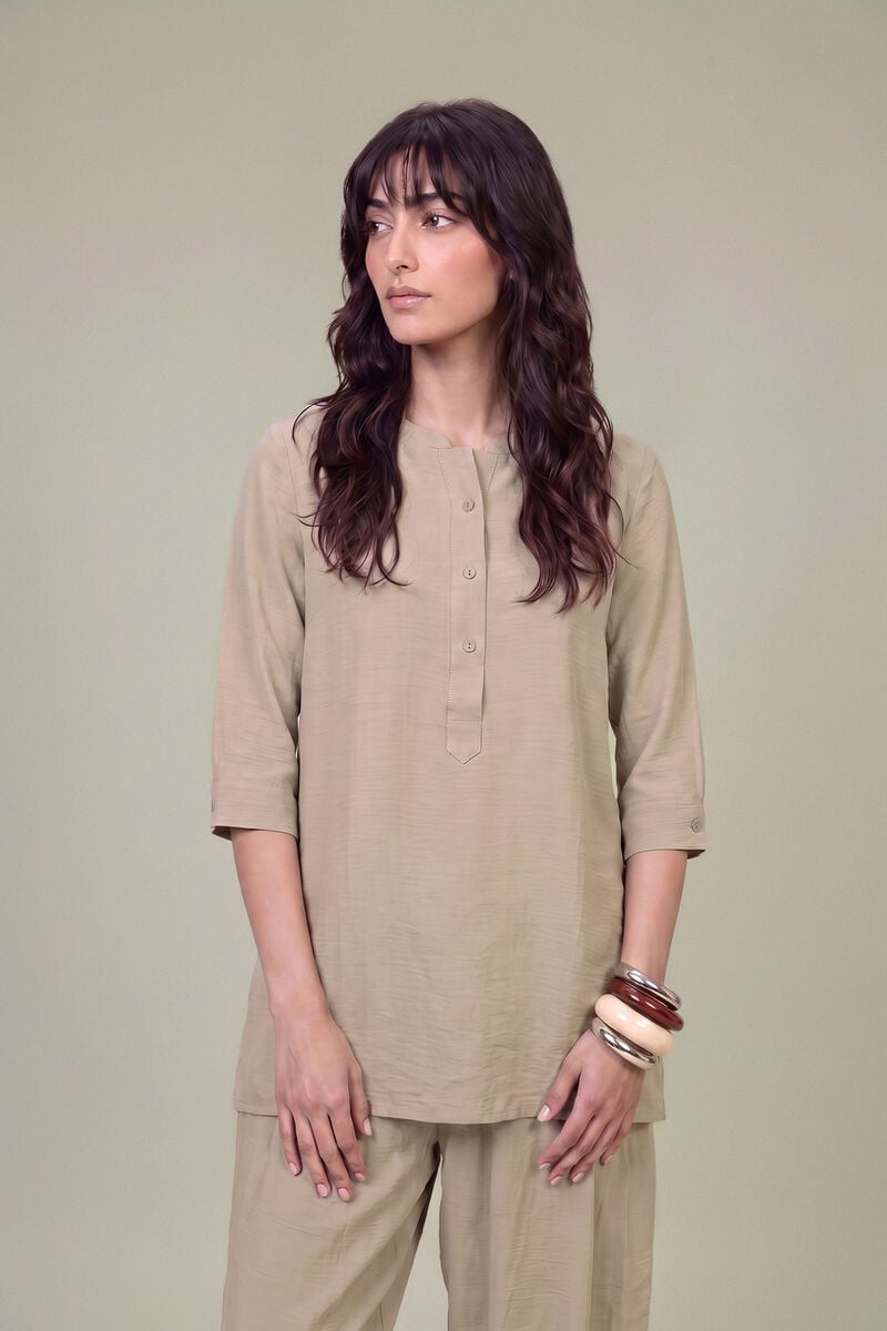 Solid Beige Shirt