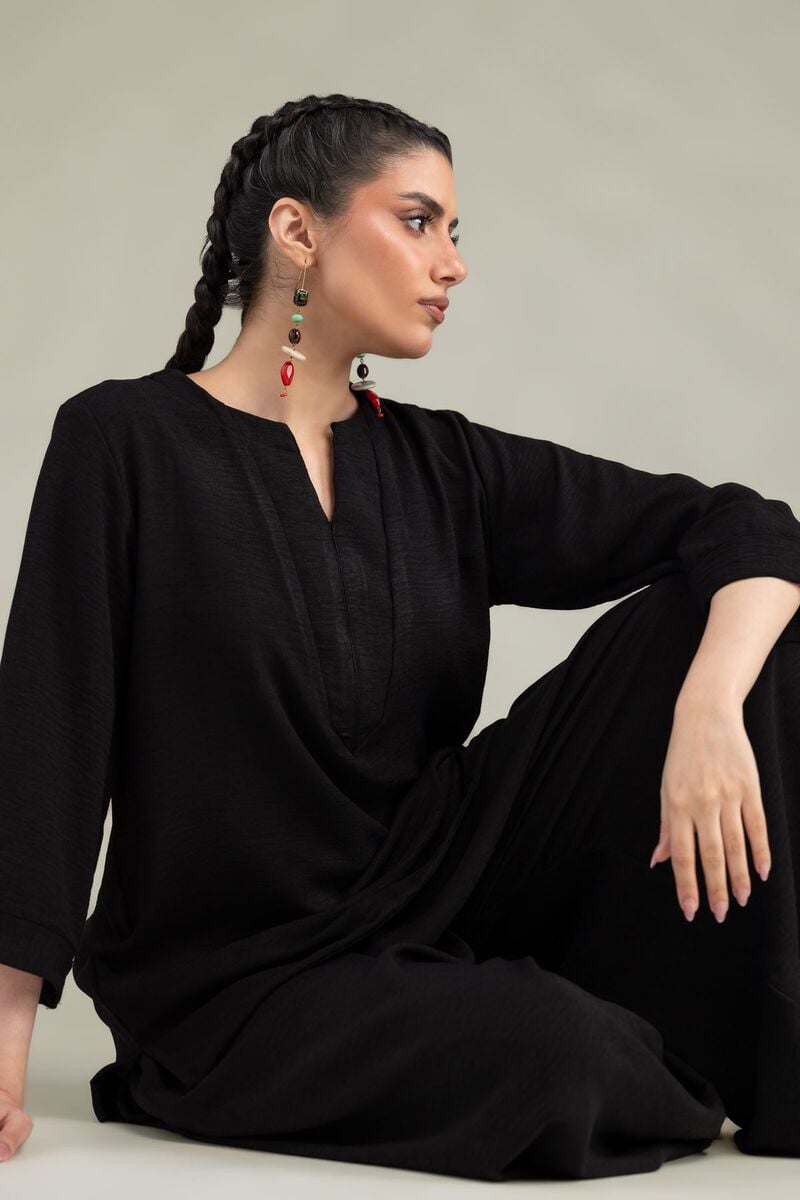 Solid Black Tunic