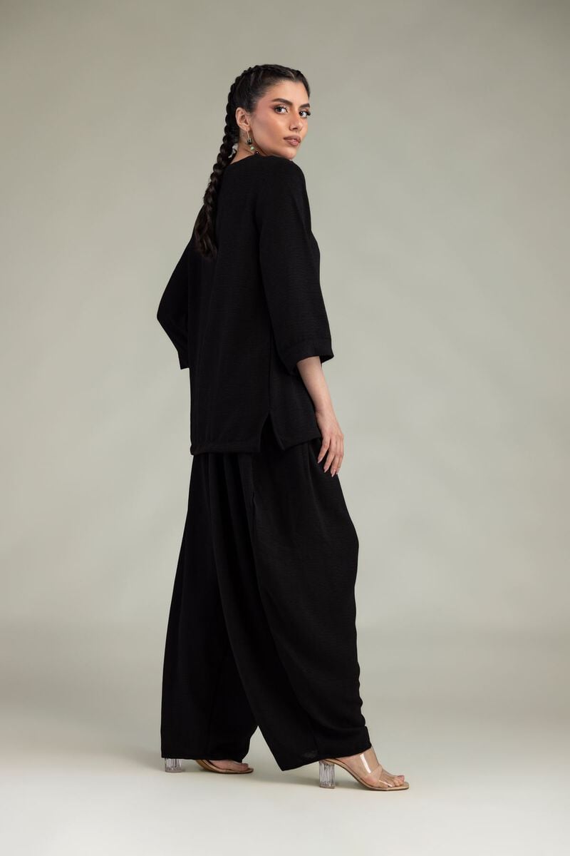 Black Georgette Trousers