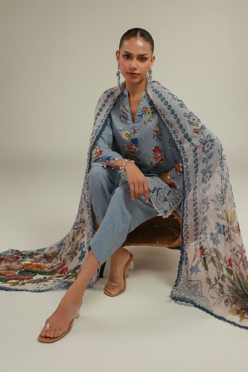Floral Lace Kurta